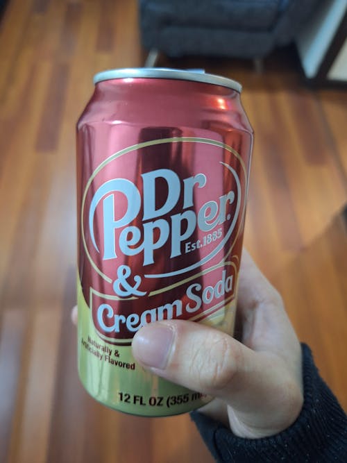 Bebida Creme Soda Lata Dr. Pepper 12 un x 355 ml