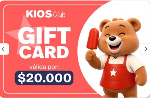 Gift Card Digital KiosClub