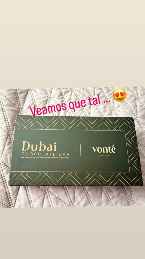 Barra Chocolate Dubai Vonté 245 g