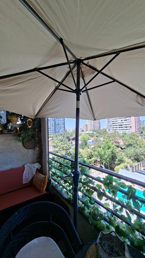 Set Quitasol 2,7m x 2,7m con Base de Cemento Canberra