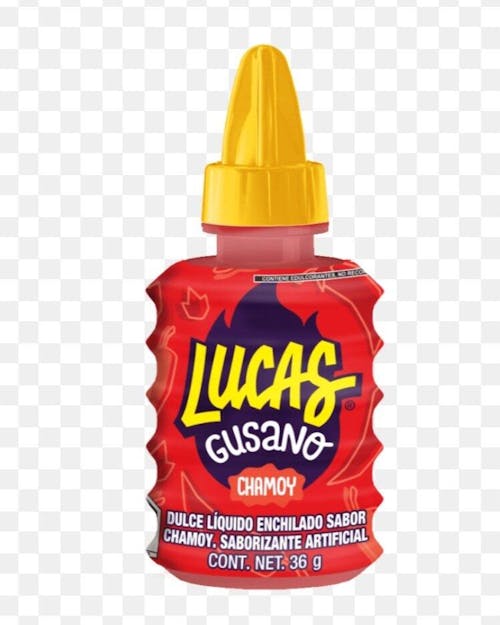 Dulce Líquido Enchilado Chamoy Gusano Lucas 10 x 36 g
