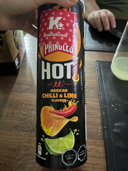Papas Fritas Hot Mexican Chili Lime Pringles 160 g