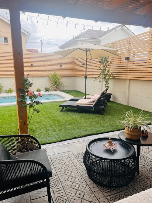 Set Quitasol 2,7m x 2,7m con Base de Cemento Canberra