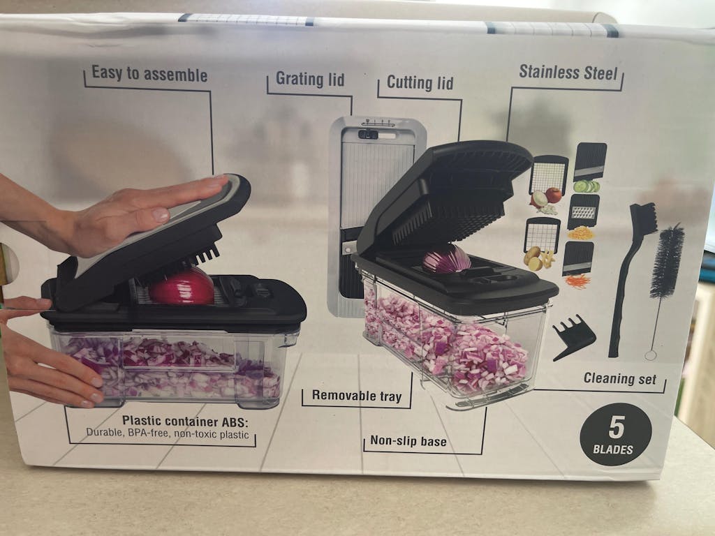 Picadora Multiuso Verduras 5 en 1 Home Logics