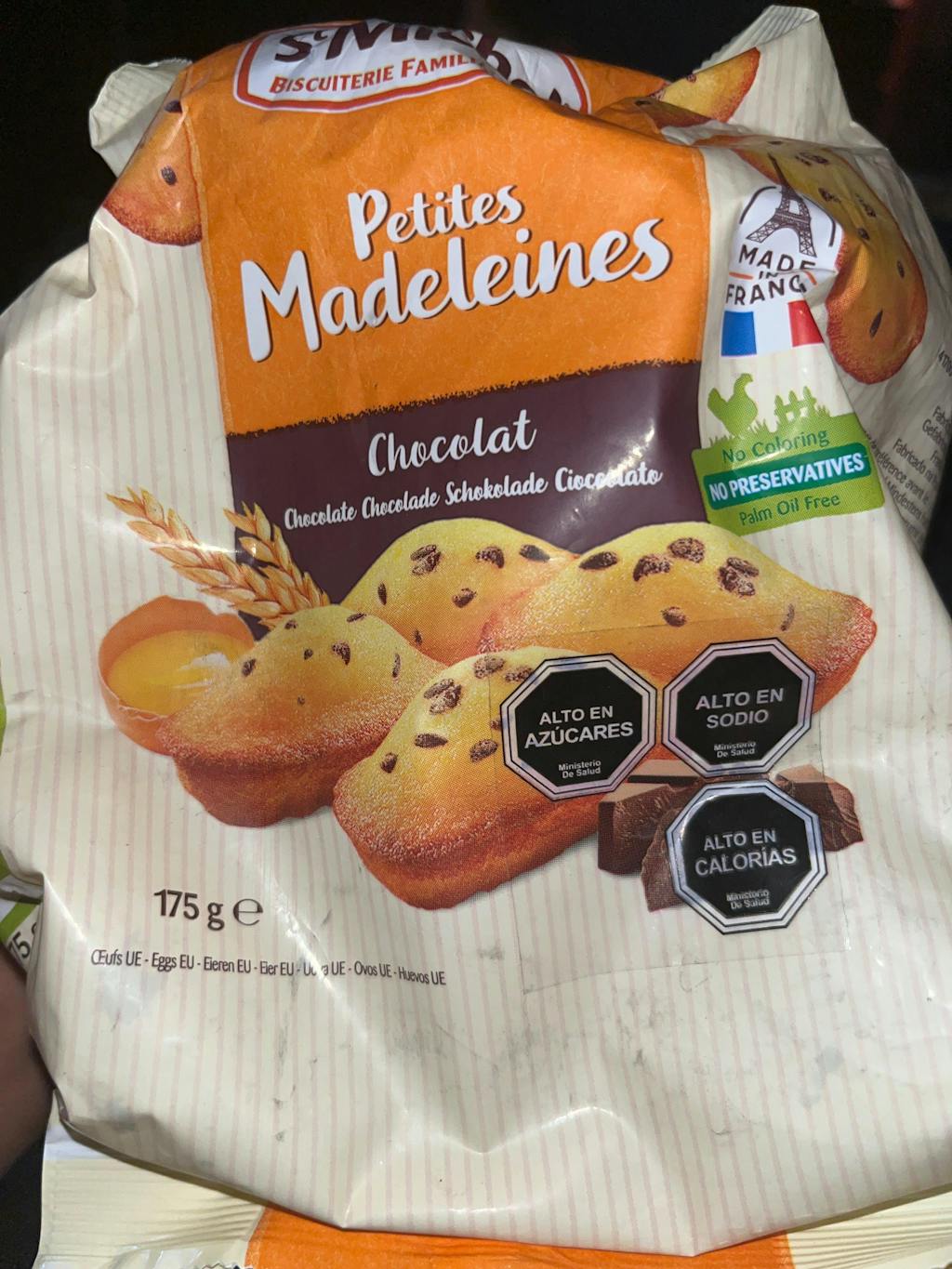 Galletas Petites Madeleines Chocolate St Michel 175 g