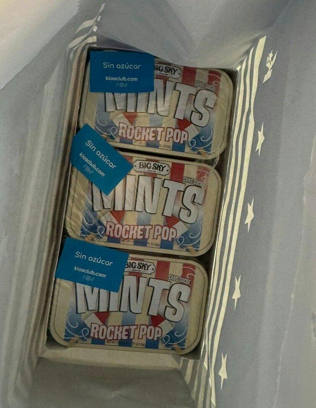 Mentas Rocket Pop Big Sky 6 x 30 g
