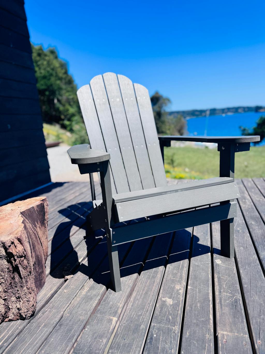 Silla Adirondack Plegable Charcoal Gray Sunseeker