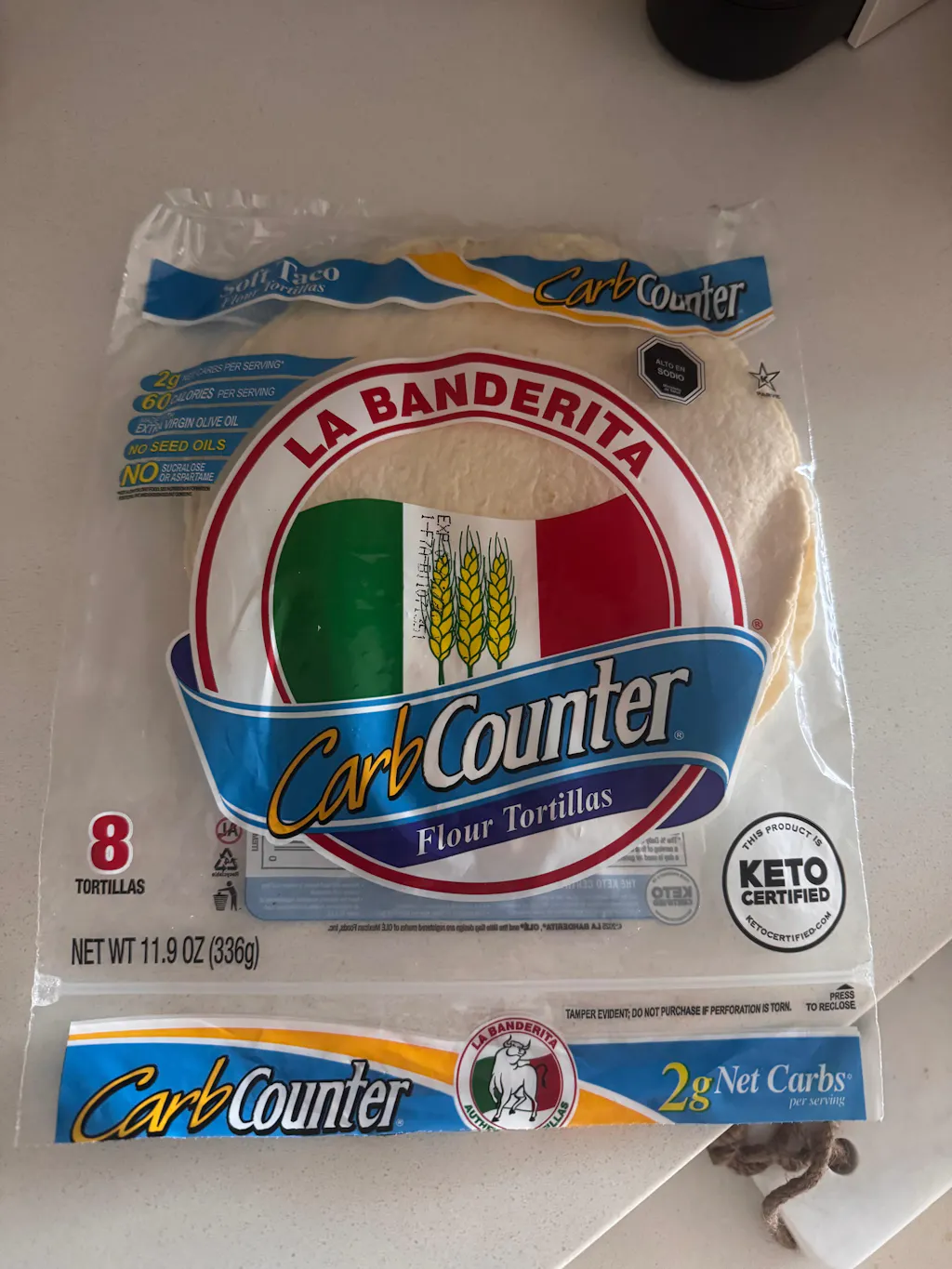 Tortillas Bajos Carbohidratos Carb Lean La Banderita 336 g