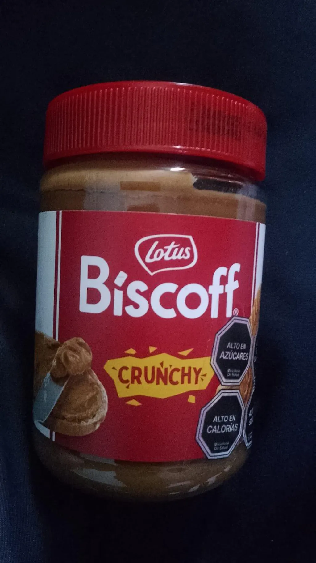 Crema Untable Biscoff Crunchy Vidrio Lotus 380 g