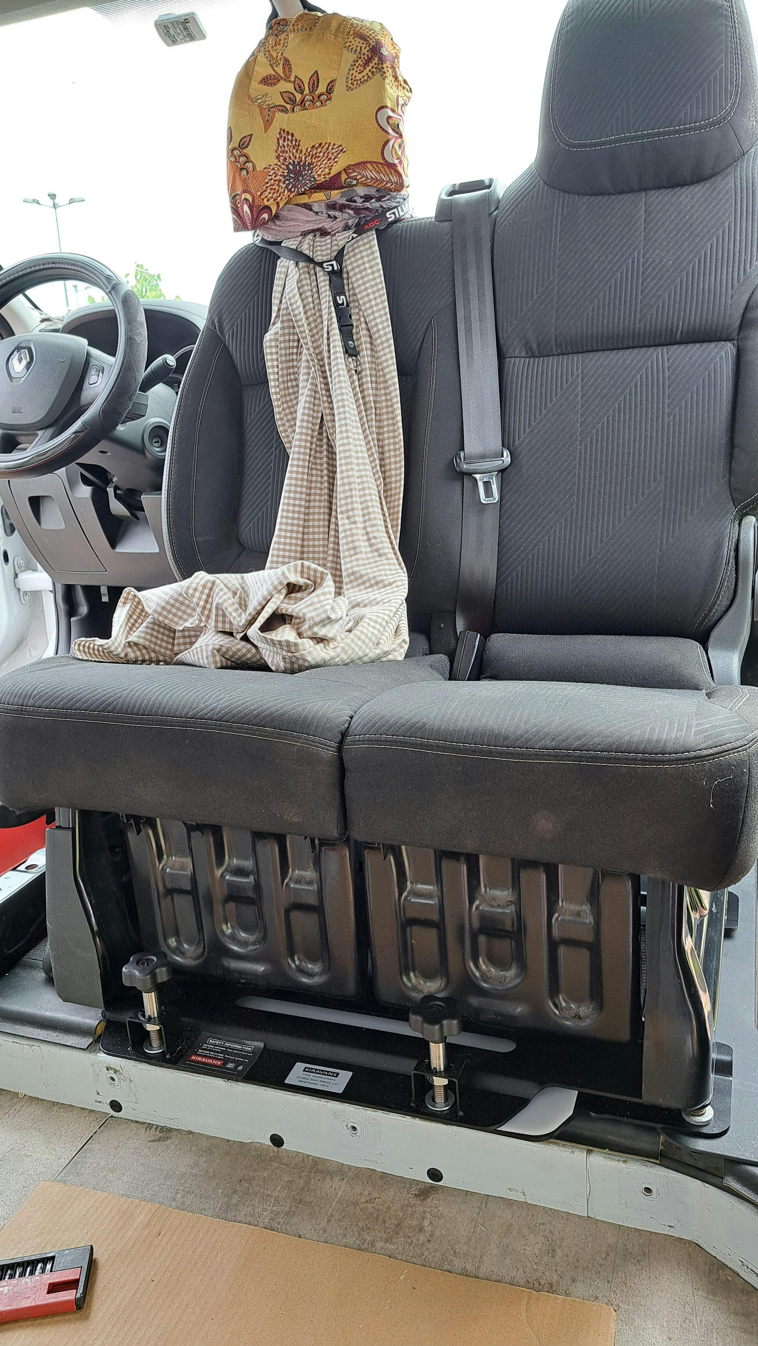 Kiravans Opel Vivaro 20142018 (Mk2) Double Passenger Seat Swivel