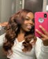 Upgrade Pull Go Chocolate Brown Wig 3D Body Wave 5x5 13x4 13x6 Lace Human Hair Wigs