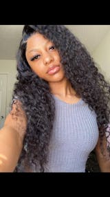 Water Wave 13x6 Lace Frontal Human Hair Wigs Pre Plucked Ear to Ear Full Lace Frontal Wig
