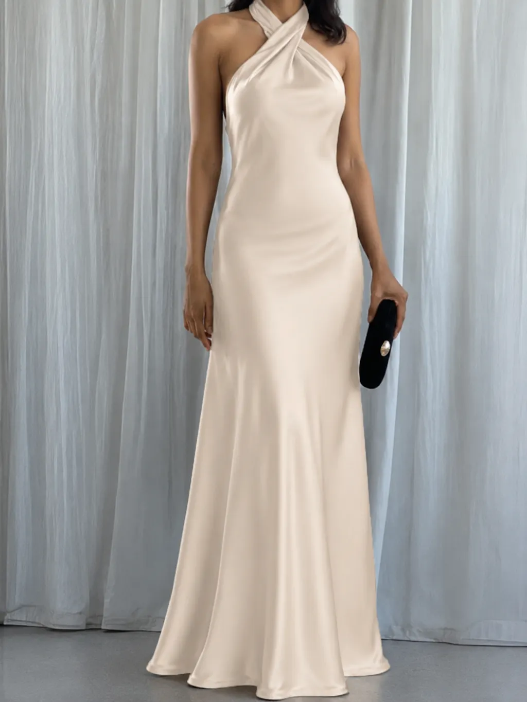 yellow cream dress Sleeveless Midi Dress in Yellow Cream Brown Stripe