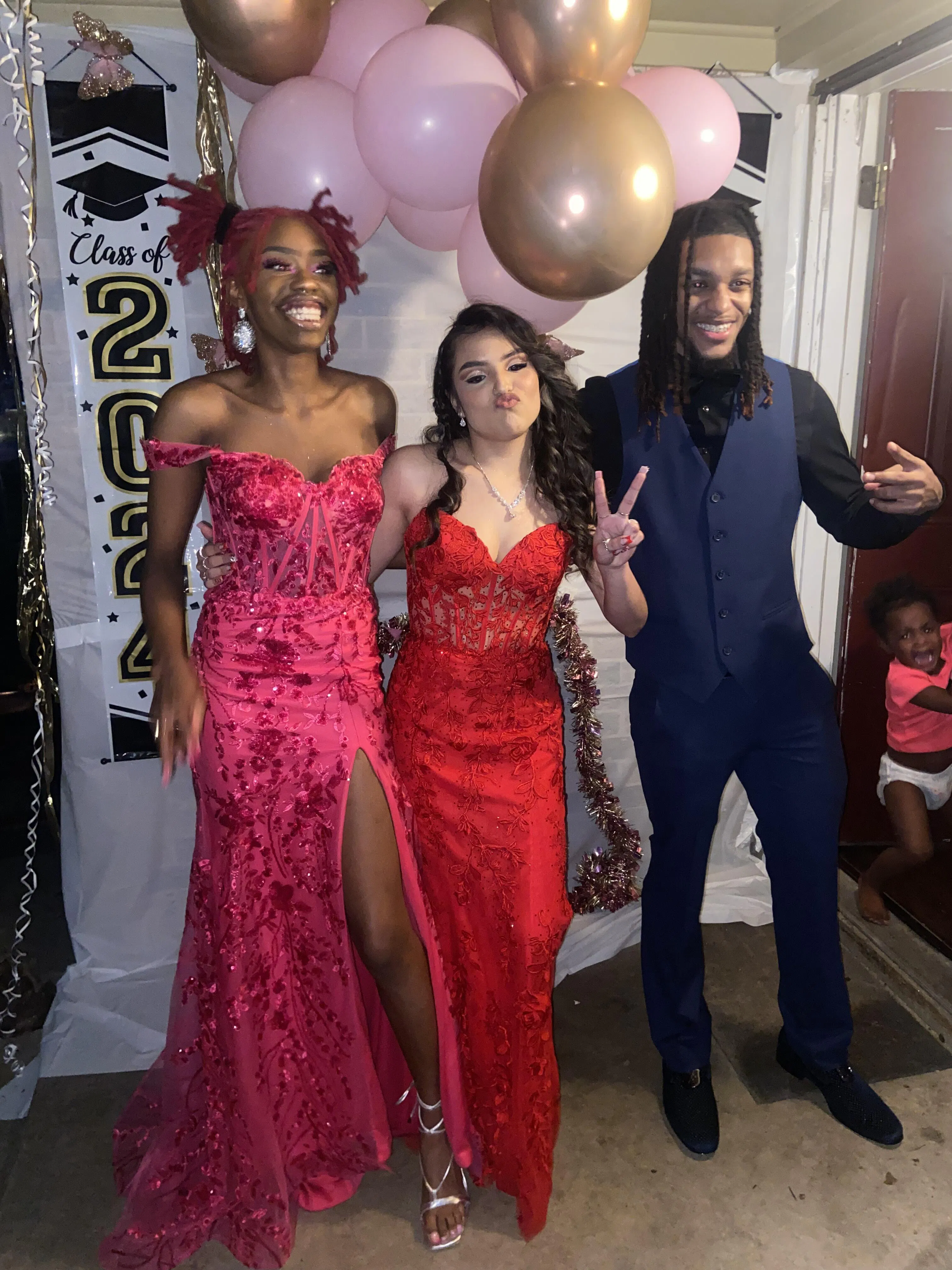 Gold Prom Dress,Mermaid Prom Dress,Off Shoulder Prom Dress,Tight Prom Dress with Slit main image 1