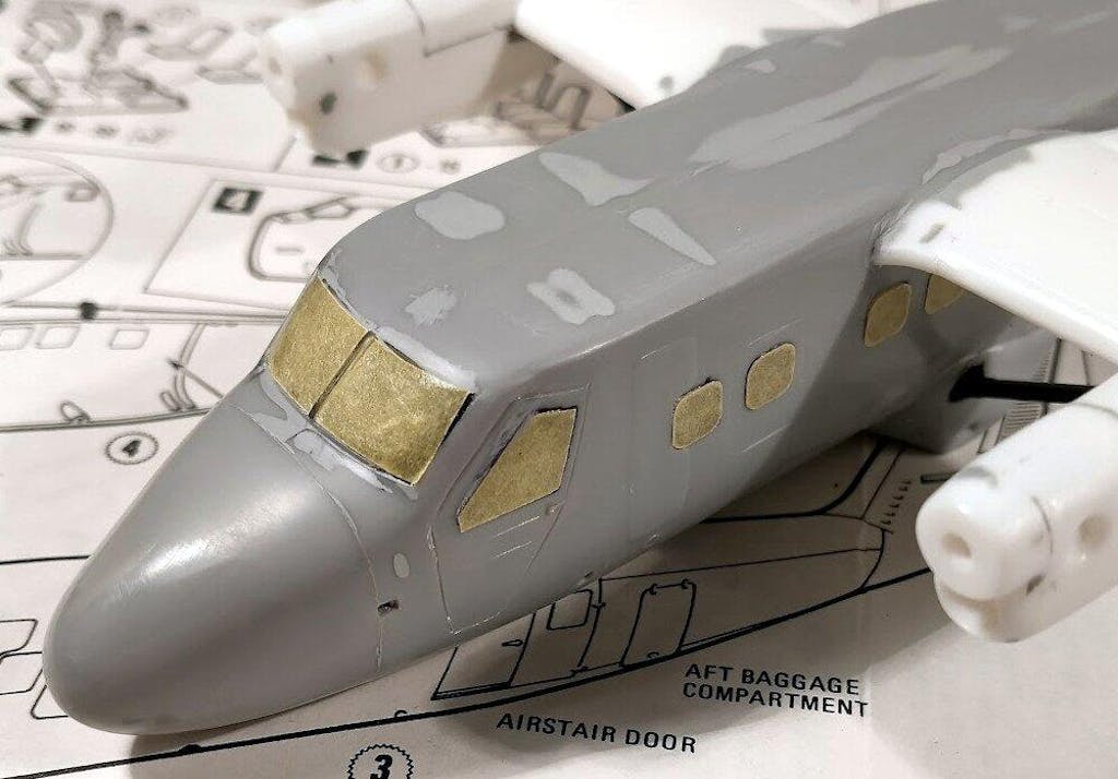 Matchbox De Havilland DHC-6 Twin Otter 1/72 Canopy & Wheel Paint Masks, Kit # PK-127