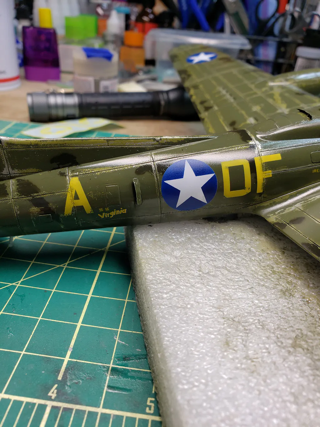 U.S. Navy & Marine Letters (WWII & Post War) 2.5 mm, 6 mm, 8 mm, & 13 mm 1/48 Main Marking Paint Masks