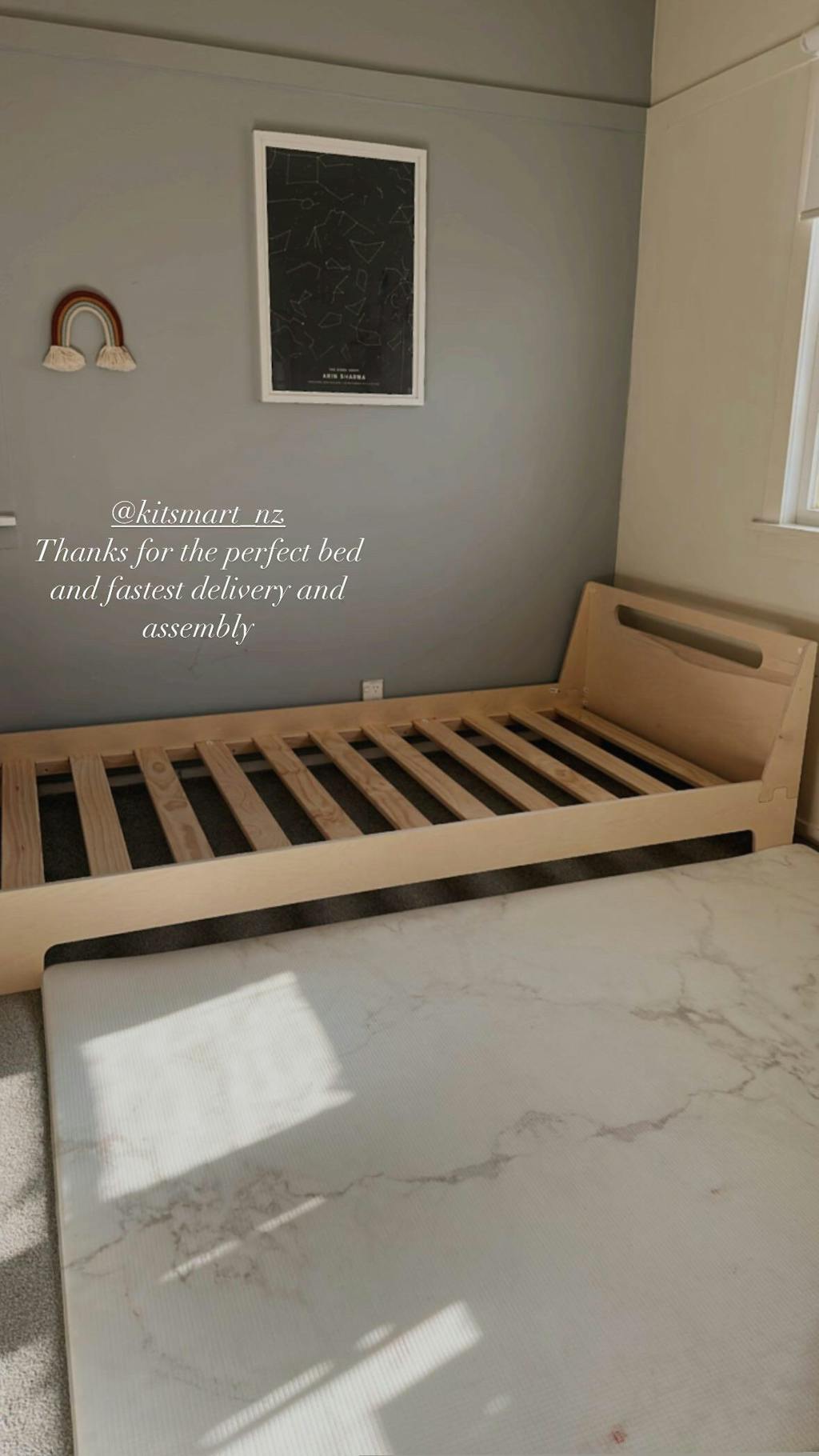 HighQuality Low Floor Bed Frame NZ Made KitSmart Furniture