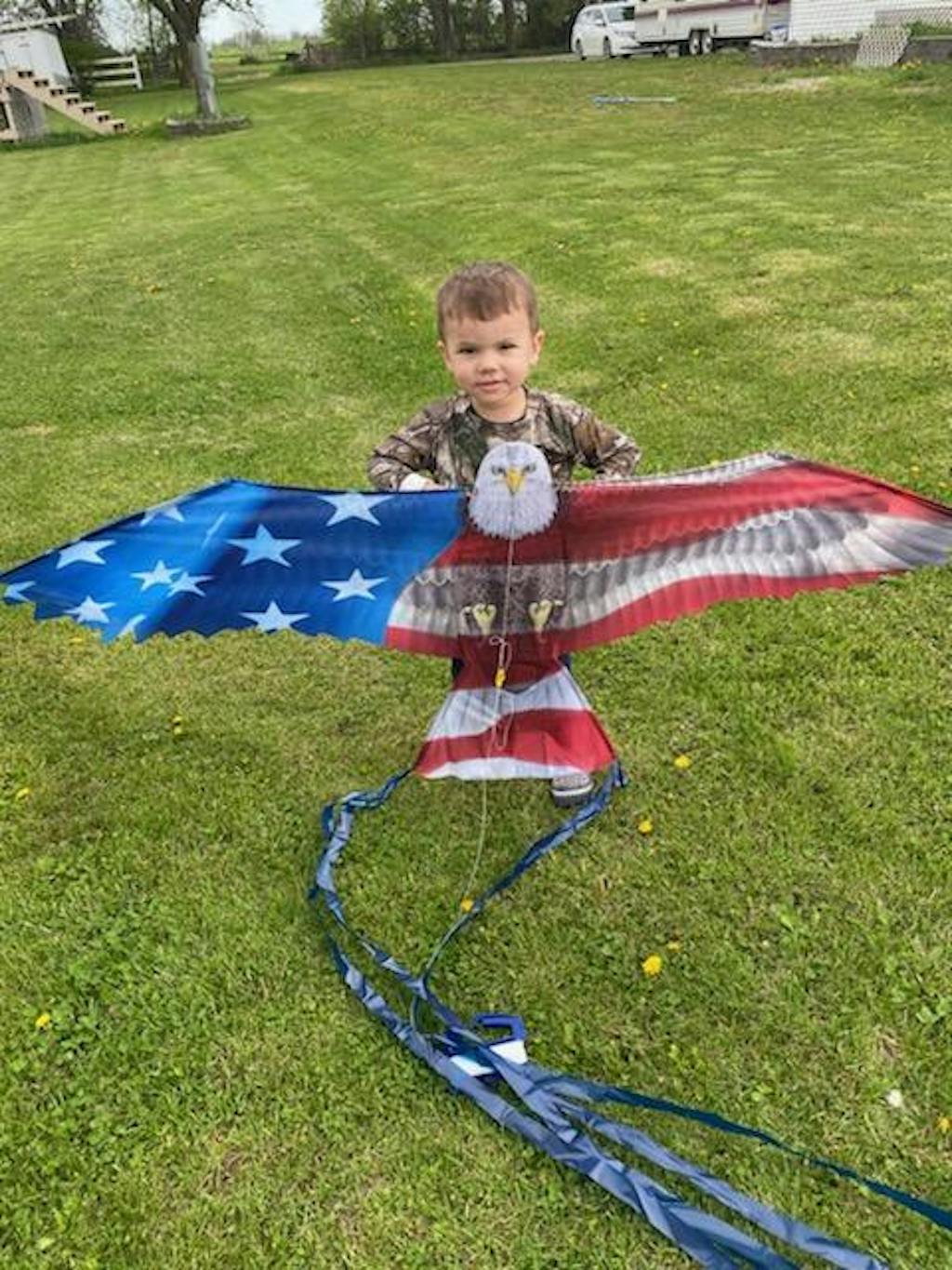 Patriotic Eagle SuperSize 2D Kite Kitty Hawk Kites Online Store