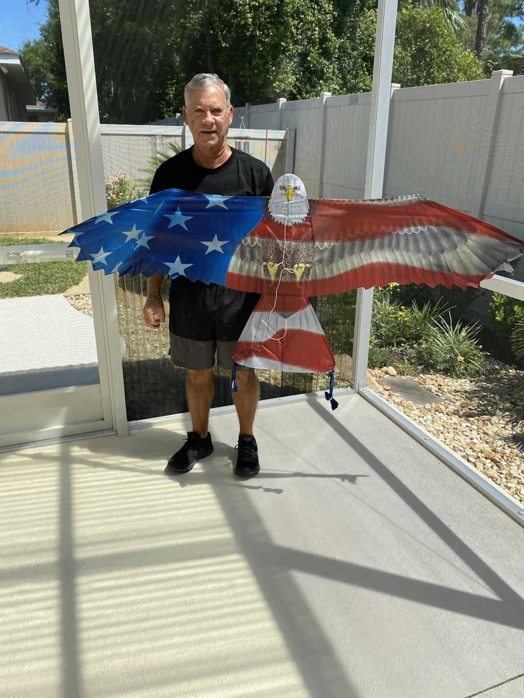 Patriotic Eagle SuperSize 2D Kite Kitty Hawk Kites Online Store