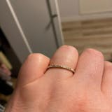 0.37 CT Round Full Eternity Lab Grown Diamond Wedding Band