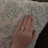 1.5 CT Marquise Cut Hidden Halo Lab Grown Diamond Engagement Ring