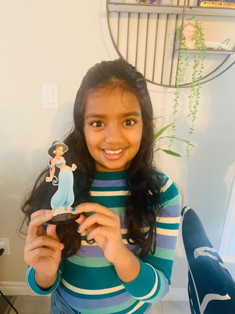 Personalised Cartoon Character Jasmine Miniature