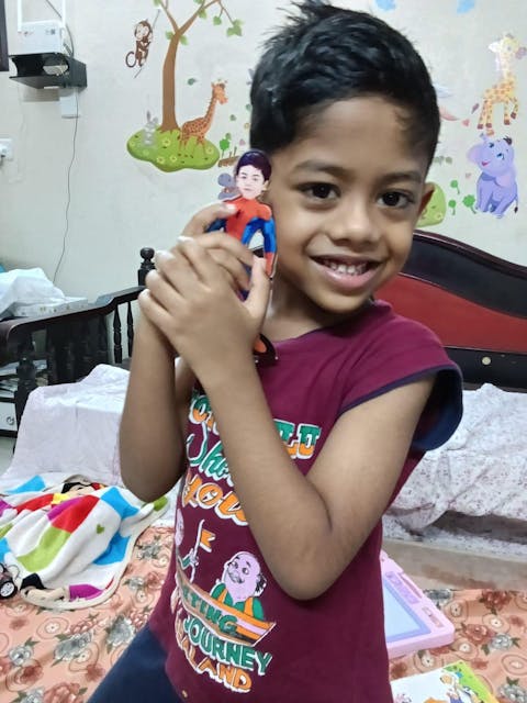 Personalised Superhero  Spider Man Miniature (Marvel Inspired)