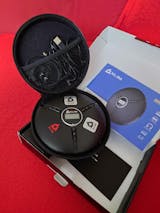 KLIM Discman - Reproductor de CD portátil con batería incorporada, versión  2023 + reproductor de CD ideal para automóvil con auriculares + CD-R