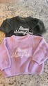 Embroidered kids name sweater