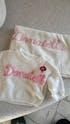 Hand embroidered kids name sweater