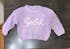 Hand embroidered kids name sweater