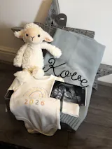 Personalised Embroidered Name Blanket