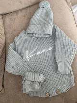 Chunky Knit Beanie – Soft Cotton Infant Hat, Newborn Essential Gift