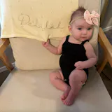 Lightweight Personalized Baby Blanket – Breathable Cotton Knit Infant Blanket, Spring/Summer Newborn Gift