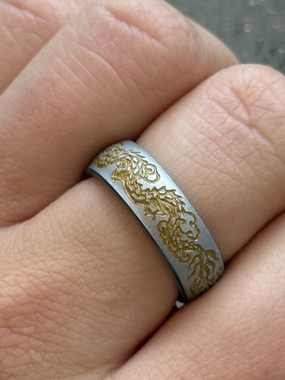 🐲 Dragon Silicone Ring 🔥 Knot Theory