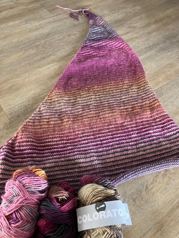 Strickpaket Colorato Tuch - Limited Edition