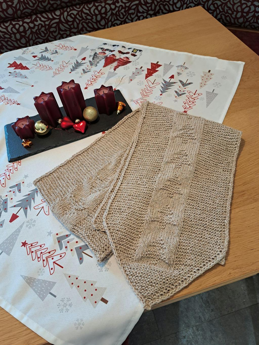 Strickpaket Lizas Schal Tiny Trees