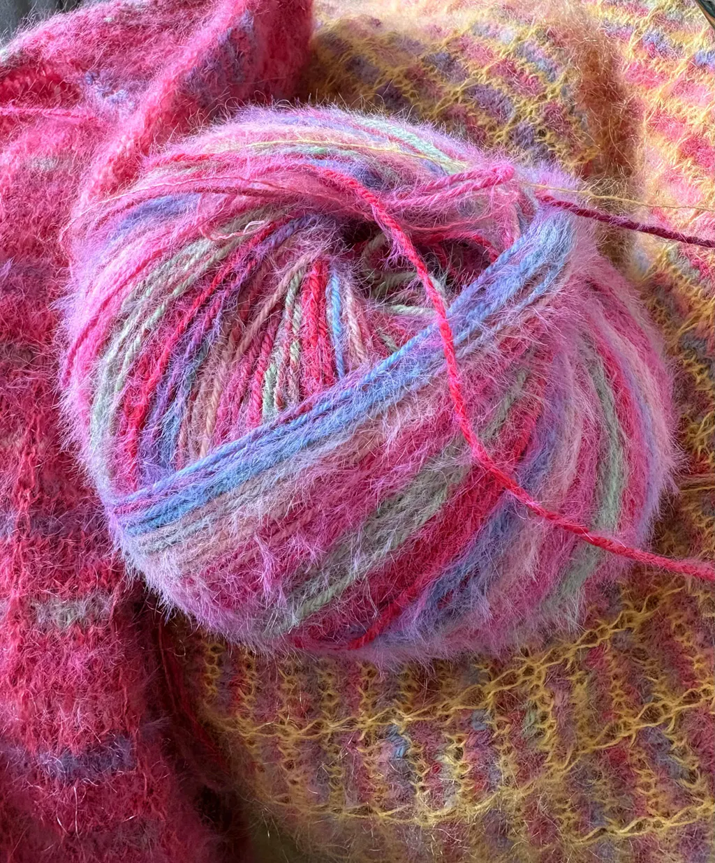 Cosy Socks Multi Stripes 152 Tulpenrot/Veilchenblau/Lachsrosa/Pink/Hellgrün