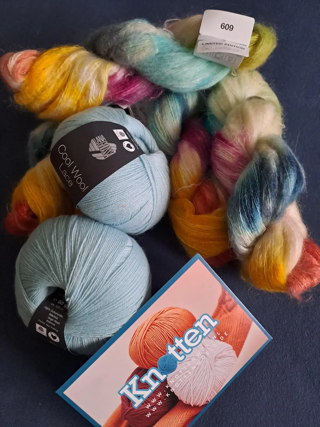 Strickpaket Bernadette Jacke - Silkhair Hand-Dyed