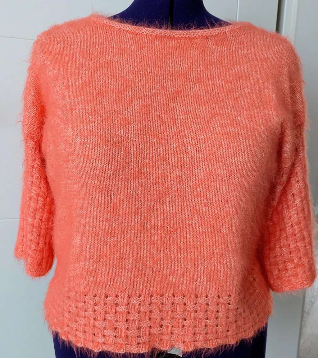 Strickpaket Finito Shirt mit Webmuster
