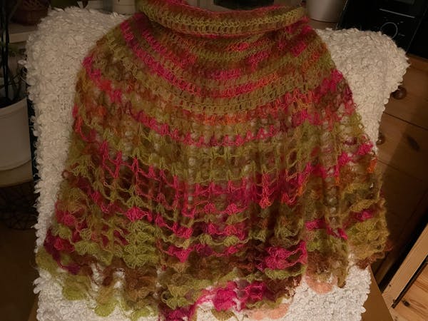 Cottonhair 107 Limoen/neonroze/fuchsia/bruin/oranje/citrusgeel