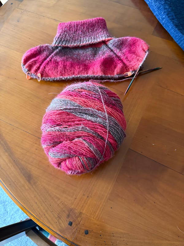 Breipakket Gomitolo Gala top-down raglantrui met col