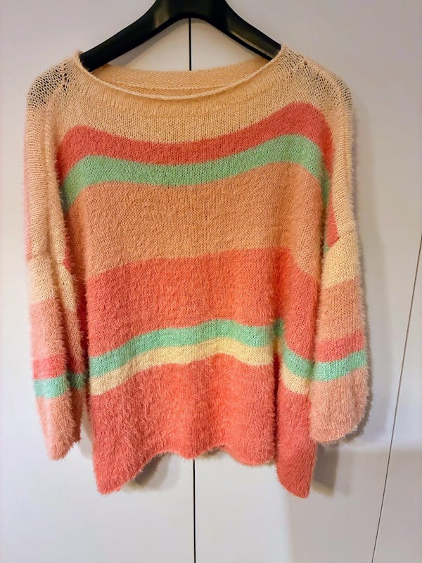 Breipakket Per Fortuna pullover met strepen