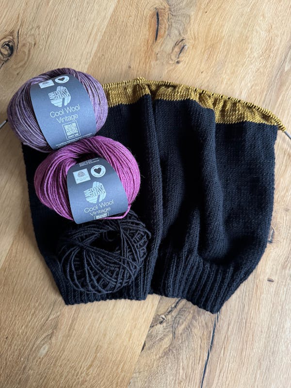 Breipakket Cool Wool trui met strepen