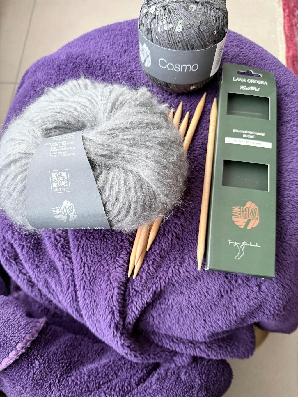 Sokkenbreinaalden 20cm Buche