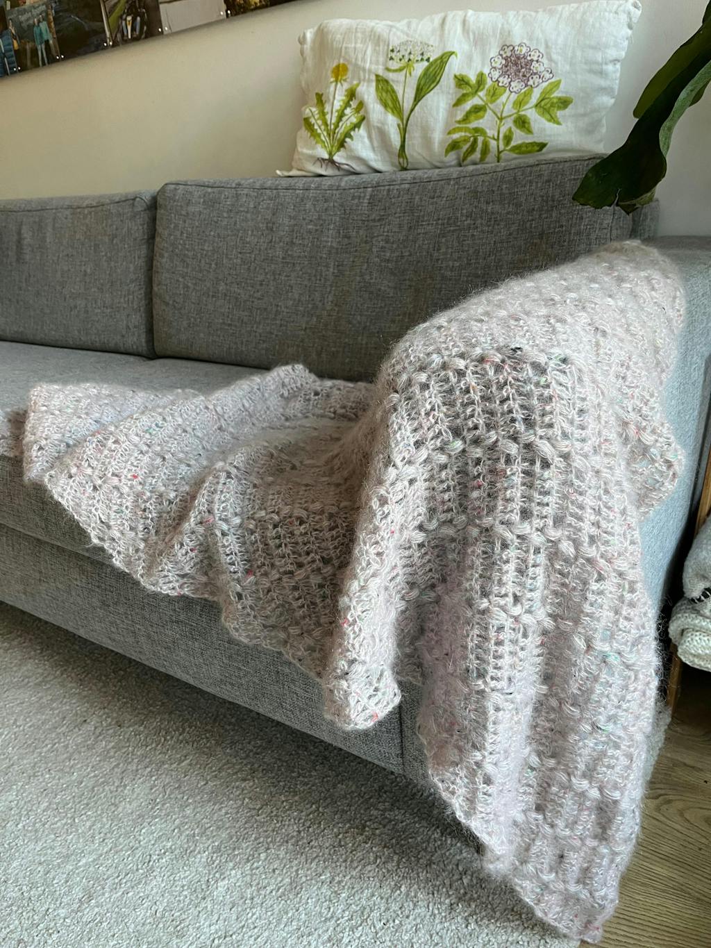 Haakpakket Natural Superkid Tweed stola