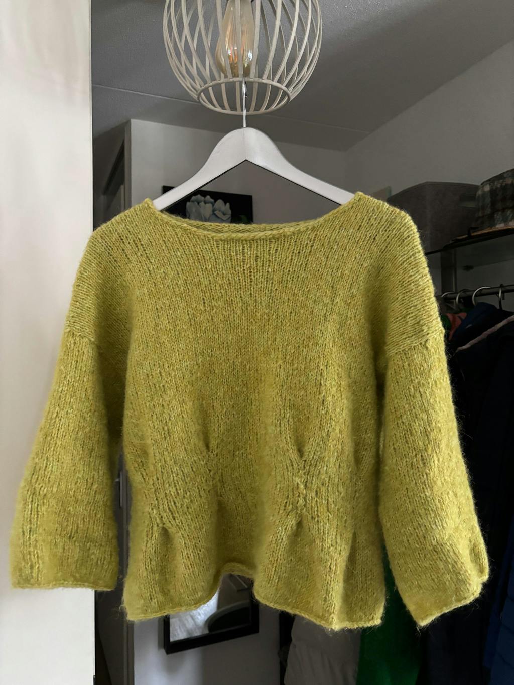 Breipakket Alpaca Air II top-down peplum trui