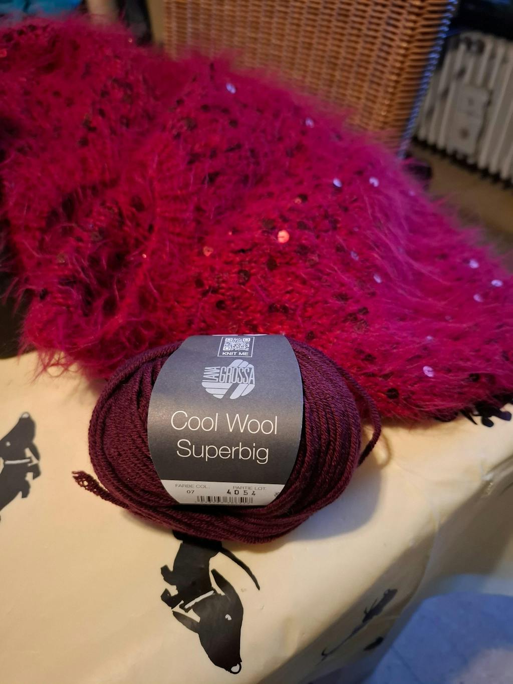 Cool Wool Superbig 007 Bordeaux