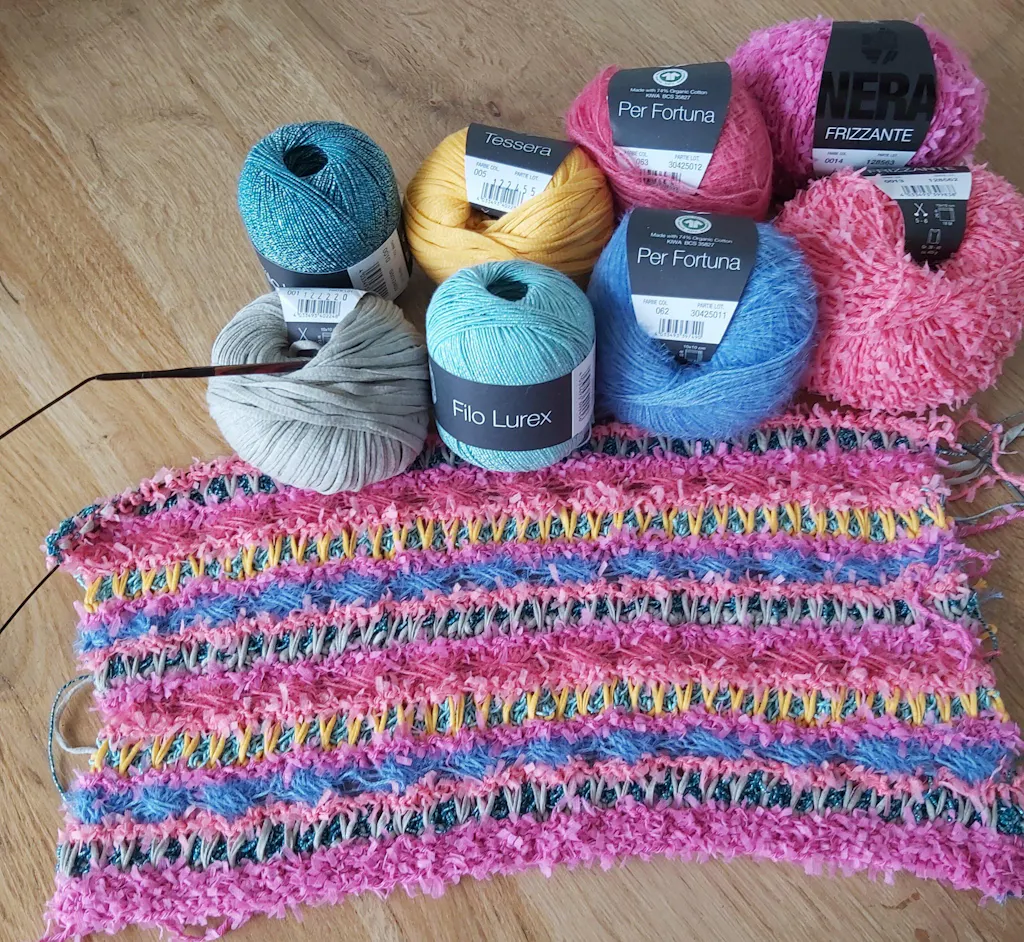 Breipakket Frizzante Filo Lurex Per Fortuna Tessera vest