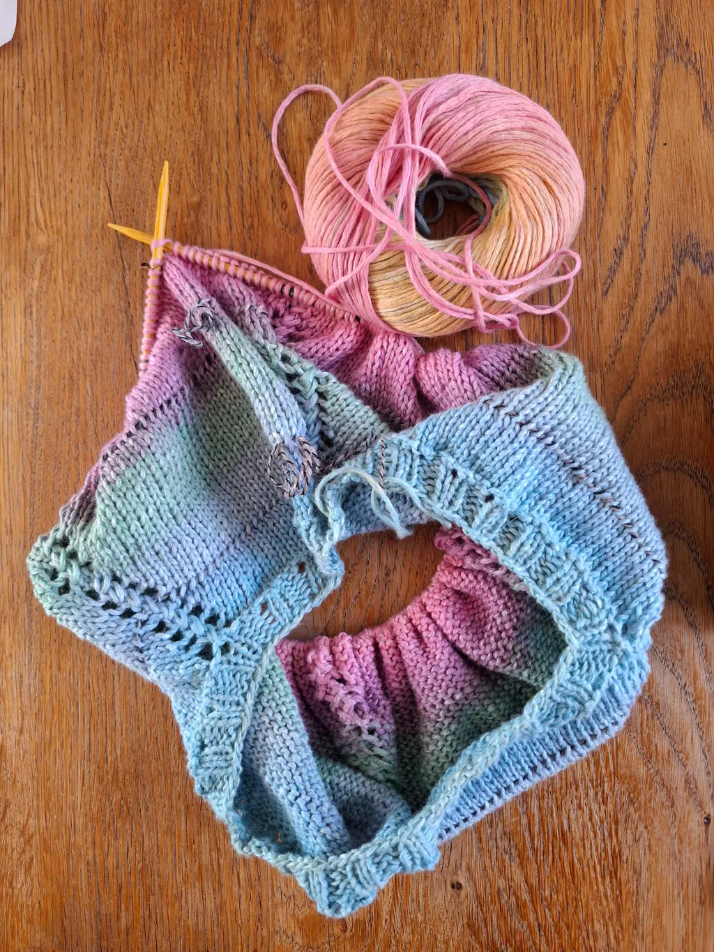 Breipakket Cotonella pullover - top-down